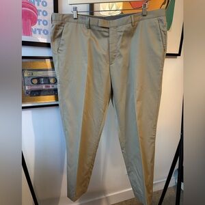 Hugo Boss Dress Chino Pants "Sharp1 US" Beige Cotton Stretch 41x27